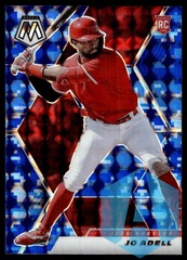 2021 Panini Mosaic Blue Camo #270 Jo Adell Los Angeles Angels